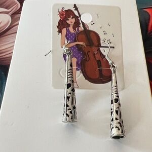 58 Silver Filigree Dangling Earrings